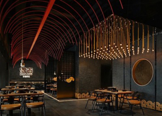 鄭州烤魚餐廳裝修設計